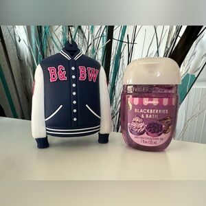 Bath & Body Works Varsity Jacket PocketBac and Blackberries & Basil Sanitizer